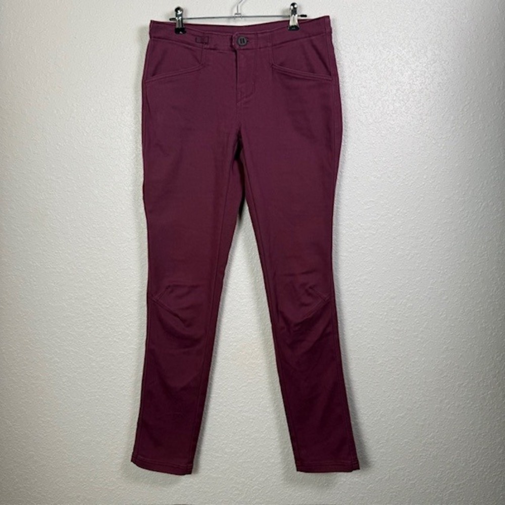 Patagonia‎ Escala Rock Pants Light Balsamic Burgundy Size 4 - Picture 2 of 14